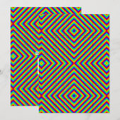 Carte de vœux Arc-en-ciel X (Devant / Derrière)