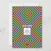 Carte de vœux Arc-en-ciel X (Dos)
