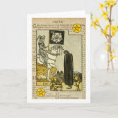 Carte de voeux Arcana (Fleur jaune)