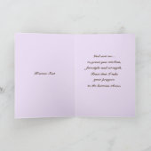 Carte de voeux Archangel Uriel avec message inspir (Intérieur)