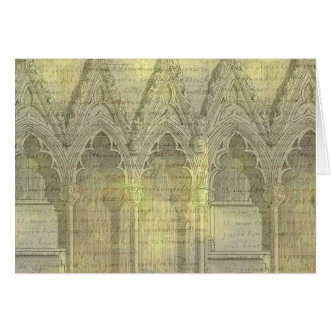 Carte de voeux Arches (Devant horizontal)