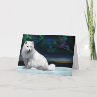 Carte de voeux arctique d'esprit
