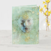 Carte de voeux Ardwinna (Fleur jaune)