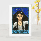 Carte de voeux Arianrhod (Fleur jaune)