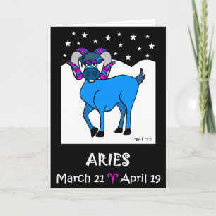 Carte de voeux Aries