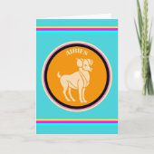 Carte de voeux Aries (Devant)