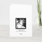 Carte de voeux Arizona Kokopelli Sunset (Dos)