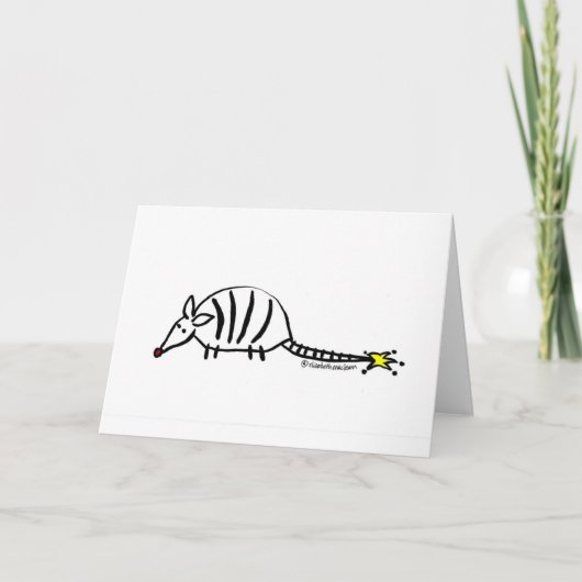 Carte de voeux Armadillo Holiday (Devant)