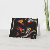 Carte de voeux Art Abstrait (Dos)