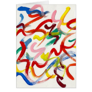 Carte de voeux Art Abstrait