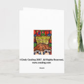 Carte de voeux ART BRAIN (Dos)