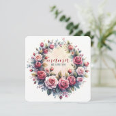 Carte de voeux Art Imprimer "maman nous t'aimons"  (Debout devant)