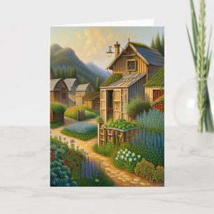 Carte de voeux Art Village