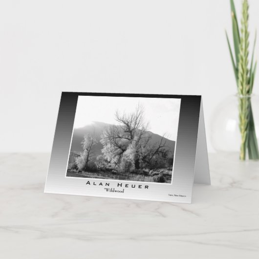 Carte de voeux ART WEST - "Wildwood" (Devant)