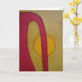 Carte de voeux artistique ! (Fleur jaune)