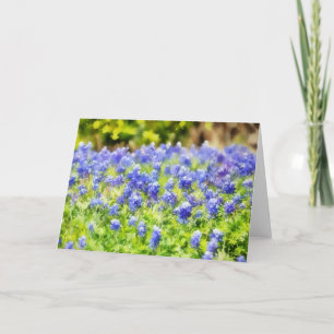 Carte de vœux artistique aquarelle de fleurs de Bl