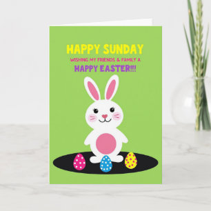Carte de vœux artistique de lapin printanier heure