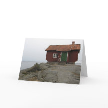 Carte de voeux. Ateljé d'Albert Engströms. (blanc)