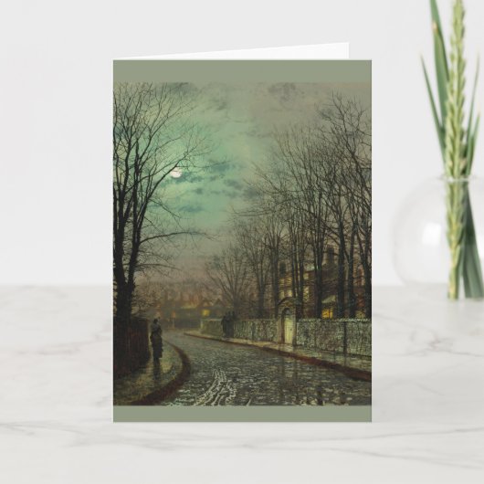 Carte de voeux Atkinson Grimshaw Tryst CC0610 (Devant)