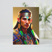 Carte de voeux Atlantean Shaman (Debout devant)
