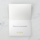 Carte de voeux au citron peinte mignonne (Intérieur)