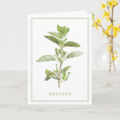CARTE DE VŒUX AU THYM FRESH (Fleur jaune)