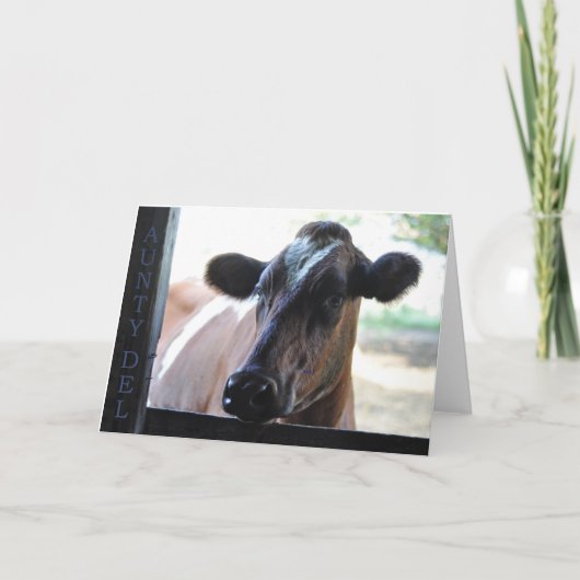 Carte de voeux : Aunty Del (Devant)