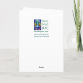 Carte de vœux "Aura" (Dos)