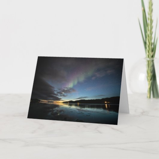 Carte de voeux Aurora Borealis (Devant)