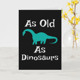 Carte de vœux aussi vieille que les dinosaures