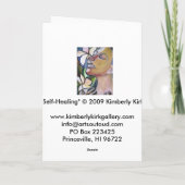 Carte de voeux : "Auto-guérison" (Dos)