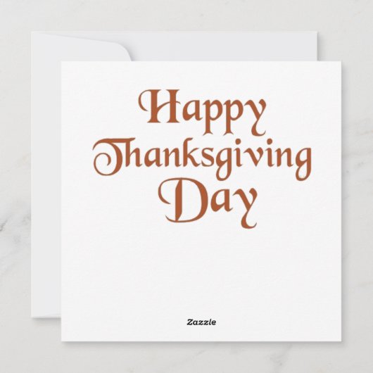 Carte de voeux Automne (Dos)