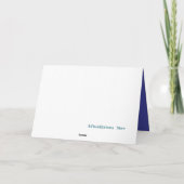 Carte de voeux aux lettres d'hiver (Dos)