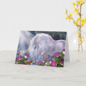 Carte de voeux Avalon (Fleur jaune)