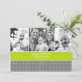 Carte de vœux avec 3 photos (Debout devant)