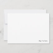 Carte de vœux avec amour du désert (Dos)