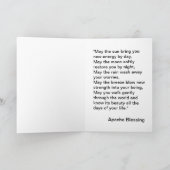 Carte de voeux avec Apache Blessing (Intérieur)