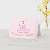 Carte de voeux avec conception de la Souris Prince (Fleur jaune)