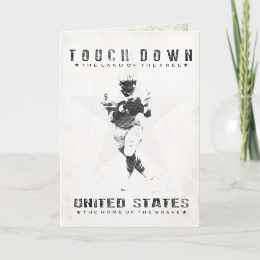 Carte de voeux avec Football Cool Imprimer (Devant)