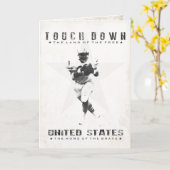 Carte de voeux avec Football Cool Imprimer (Fleur jaune)