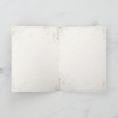 Carte de voeux avec la vieille affiche de course (Intérieur)