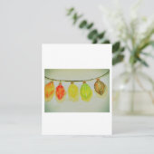 Carte de voeux avec lumière. (Debout devant)