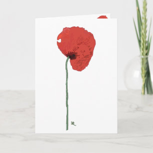 Carte de voeux avec Poppy