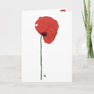 Carte de voeux avec Poppy