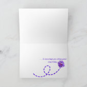 Carte de vœux avec une petite note (Intérieur)