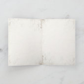 Carte de voeux avec Vintage Golf Player (Intérieur)