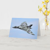 Carte de voeux Avro Vulcan B.2 (Fleur jaune)