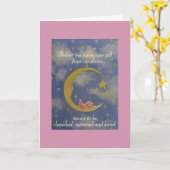 Carte de voeux Baby Girl/félicitations (Fleur jaune)