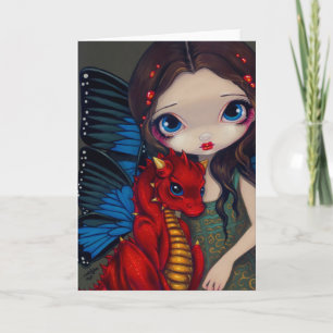 Carte de voeux "Baby Red Dragon"