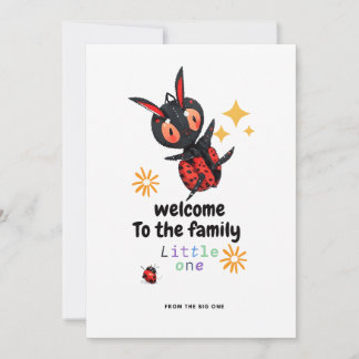 Carte de voeux baby shower